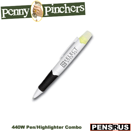 PP 440W Pen/Highliter Combo White