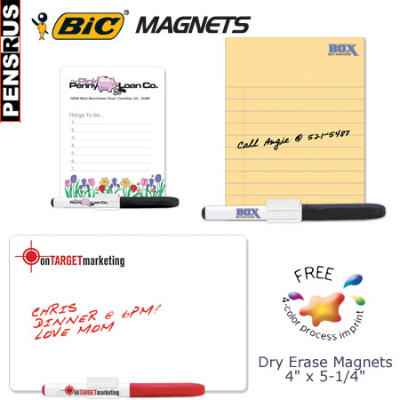 4x5.25 Dry Erase Magnets