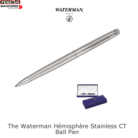 Waterman Hemisphere Stainless CT Ball Pen
