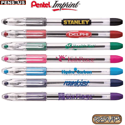 Pentel R.S.V.P. Clear Ball Point 1mm
