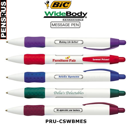 BIC WideBody Retractable Message Pen
