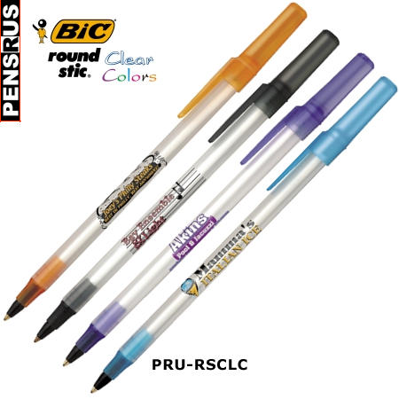 BIC Round Stic Clear Colors
