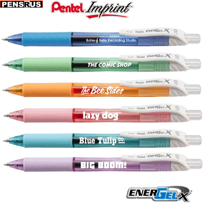 Pentel EnerGel-X Gel Pen - Pastel Barrels