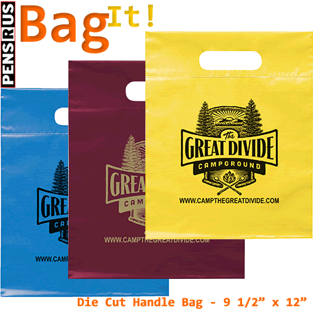 Die Cut Handle Bag - 9 1/2