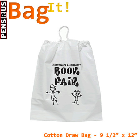 Cotton Draw Bag - 9 1/2