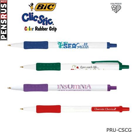 BIC Clic Stic Color Rubber Grip