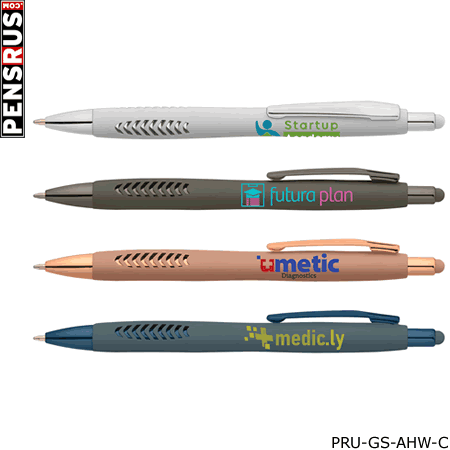 The Avalon Softy Monochrome Metallic Stylus Pen - ColorJet