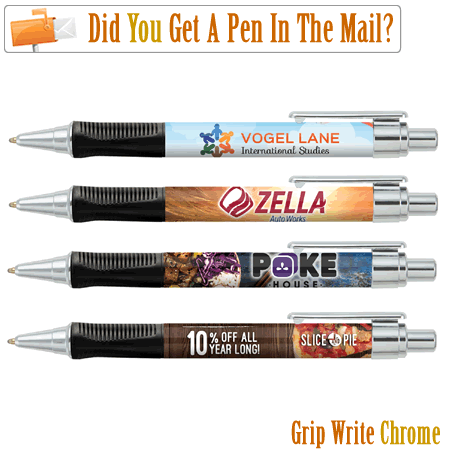 Grip Write Chrome Pen