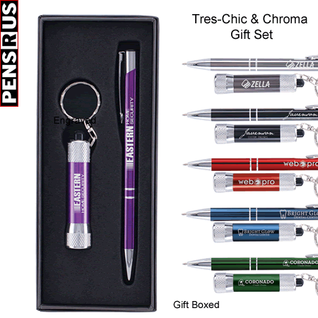 Tres-Chic + Chroma Engraved Gift Set