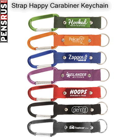 Strap Happy Carabiner Keychain