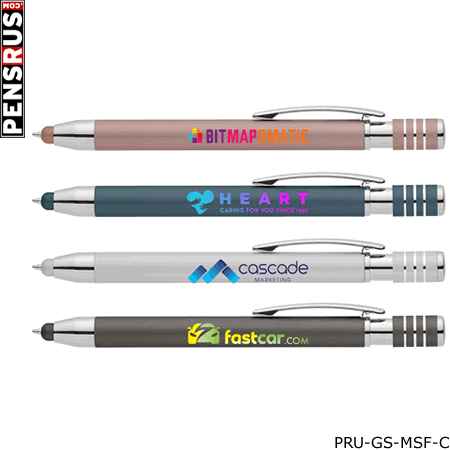 The Marin Softy Metallic Pen with Stylus - ColorJet