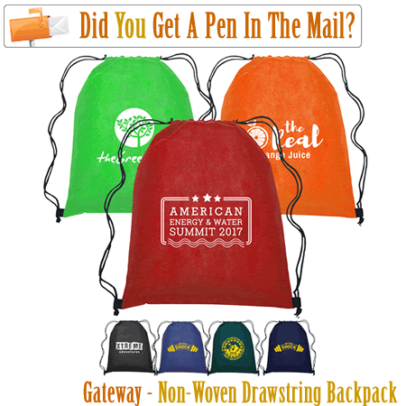 Gateway - Non-Woven Drawstring Backpack