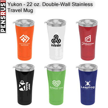 Yukon - 22 oz. Double-Wall Stainless Travel Mug