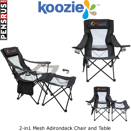 2-in-1 Mesh Adirondack Chair and Table