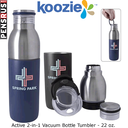 Active 2-in-1 Vacuum Bottle Tumbler - 22 oz.