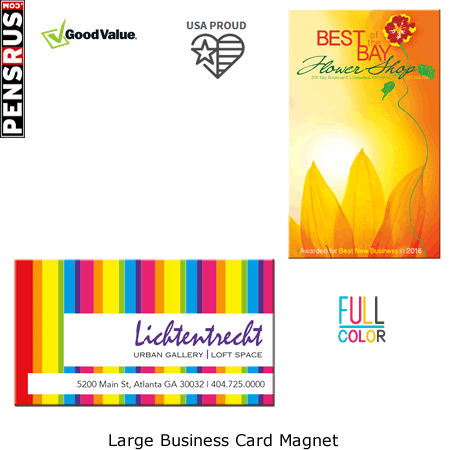 Large Business Card Magnet