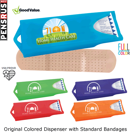 Original Colored Dispenser with Standard Bandages