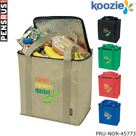 KOOZIE Zippered Insulated Grocery Tote