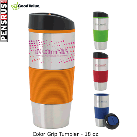 Color Grip Tumbler 18oz