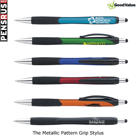 The Metallic Pattern Grip Stylus