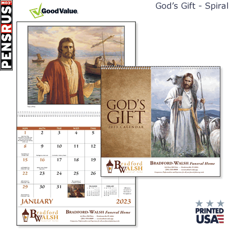 God's Gift Calendar - Spiral