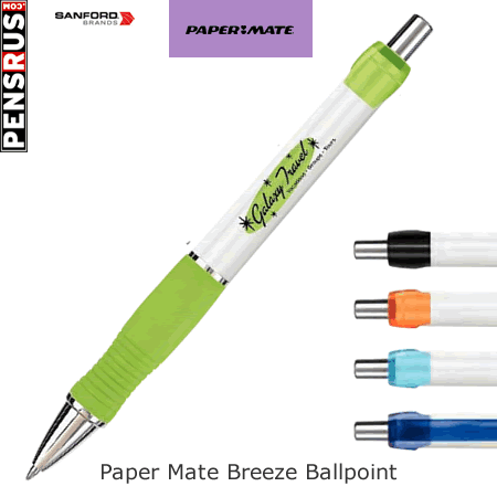 Paper Mate Breeze Ballpoint - White Barrel