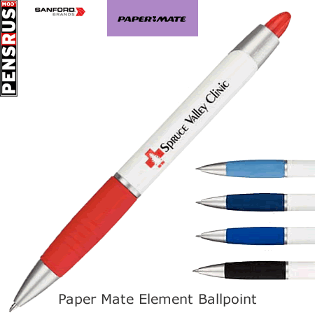 Paper Mate Element Ballpoint - White Barrel