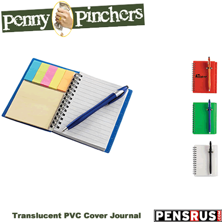 Translucent PVC Cover with Sprial Bound Journal