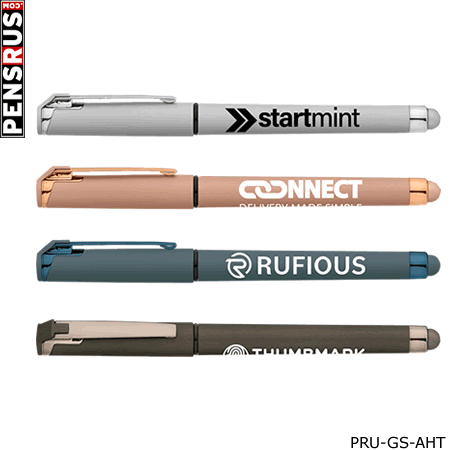 The Islander Softy Monochrome Metallic Stylus Gel Pen