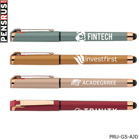 The Islander Softy Rose Gold Metallic Designer Gel Pen w/Stylus