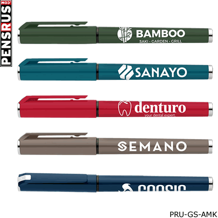 Islander Recycled Plastic Monochrome Gel Grip Pen