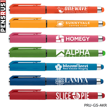 The Islander Recycled Plastic Brights Gel Grip Pen