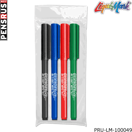 Note Writers - Fine Point Fiber Point Pens - USA Made - 4 Pack