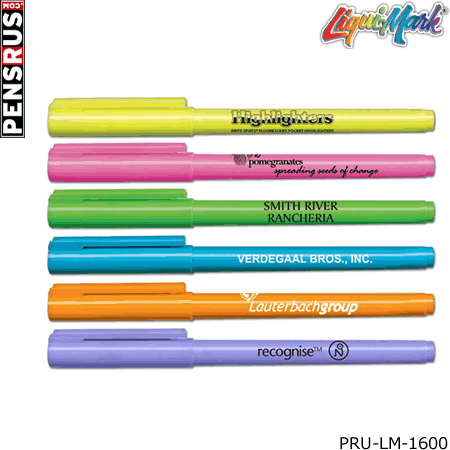 Brite-Spots Fluorescent Pocket Highlighters