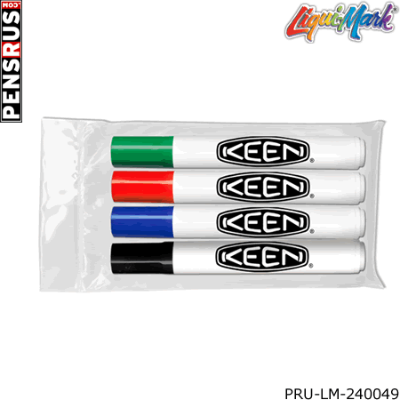Bullet Tip Dry Erase Markers - 4 Pack - USA Made