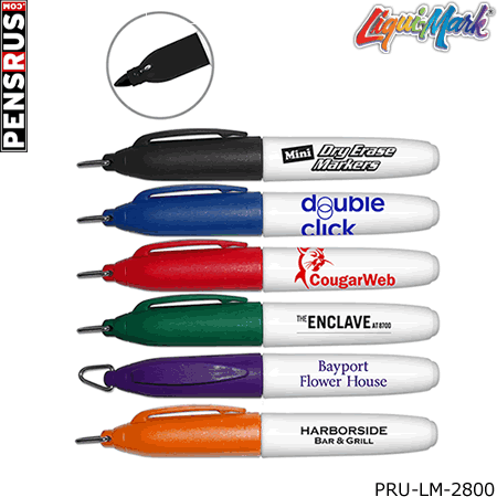 Mini Dry Erase Marker with Key Ring Cap