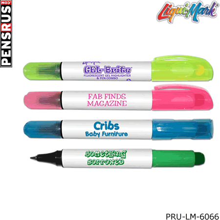 Gel-Brite - Gel Highlighter and Ball Point Pen Combo