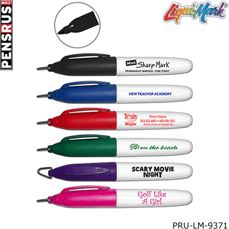 Mini Sharp Mark - Permanent Marker with Key Ring Cap