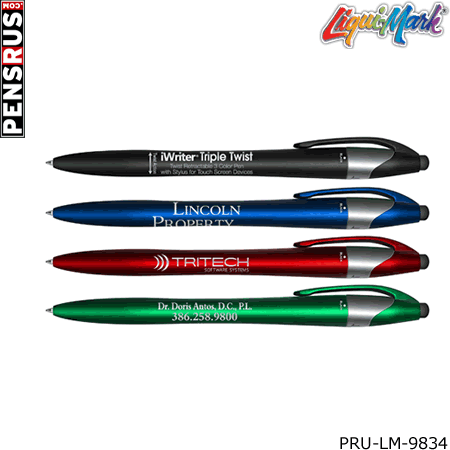 The iWriter Triple Twist - 3 Color Ink Pen and Stylus