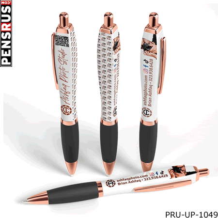 The Squared Bassest II - Satin Soft Touch Gel Performance Pen (Rose Gold)