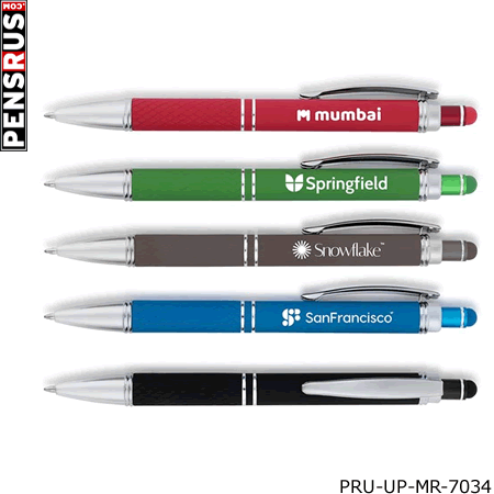 The Hope Stylus Satin Soft Touch Click Metal Pen